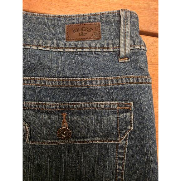 Riders by Lee Bootcut Jeans Women’s Size 12M No Gap Waist Dark Wash - Picture 4 of 6